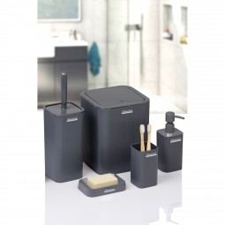 Mina Square 5 Pcs Bathroom Set / Anthracite