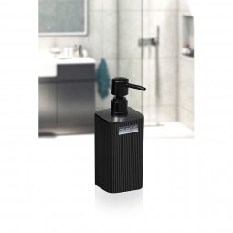 Mina Striped Square  Soap Dispenser