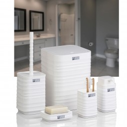 Luna 5 PCS Bathroom Set / White