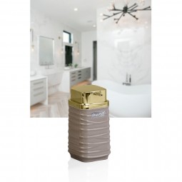 Luna Square Soap Dispenser Gold