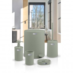 Coliseum 5 Pcs Bathroom Set Green