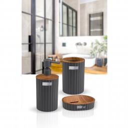 Coliseum 3 Pcs Bathroom Set - Wood