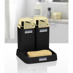 Stella Twins Soap Dispenser Gold - Black