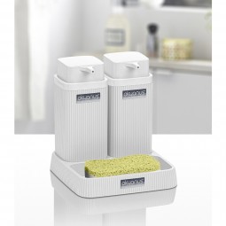 Stella Twins Soap Dispenser - White