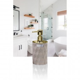 Diamond Soap Dispenser - Gold