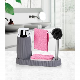 Premium Dispenser And Brush Anthracite