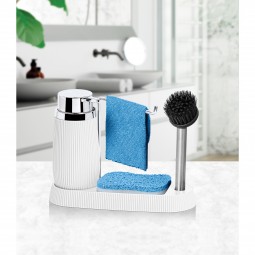 Premium Dispenser And Brush White