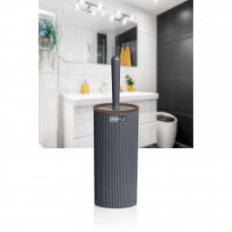 Bella Toilet Brush & Holder - Wooden