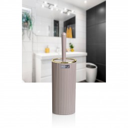 Bella Toilet Brush & Holder - Gold