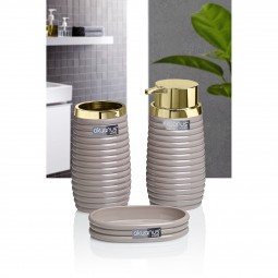 Elegance Bathroom Set (3 Pcs) - Gold