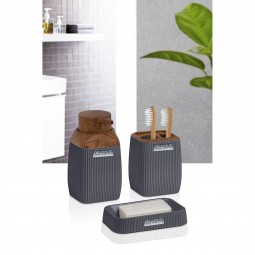 Diva Bathroom Set (3 Pcs) - Wooden