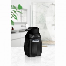 Striped Square Soap  Dispenser