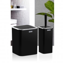 Square Bathroom Set (2 Pcs) Chrome