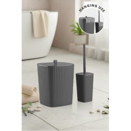 Safir Bathroom Set 2 Pcs  / Anthracite