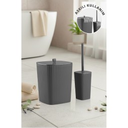 Safir Bathroom Set 2 Pcs  / Anthracite