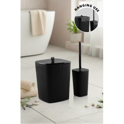 Safir Bathroom Set 2 Pcs / Black
