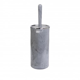 Marble Desing Round Chrome Toilet Brusher