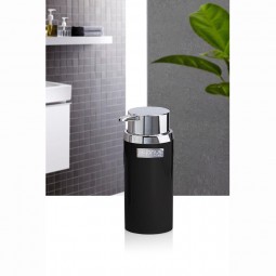 Round Liquid Soap Dispenser - Chrome