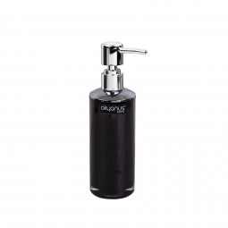 Double Layer Chrome Round Soap Dispenser (210 ml)