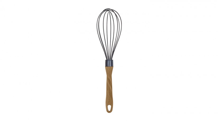 Wooden Silicone Egg Beater (29) cm