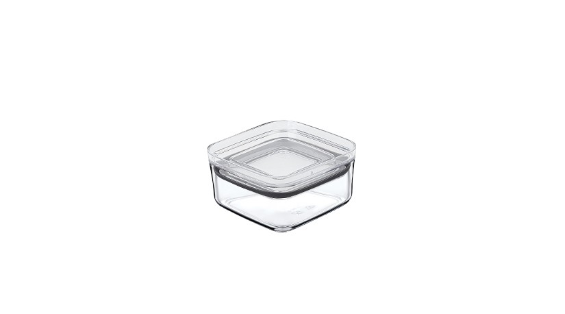 Practical Square Storage Jar No:1 (250 ML)