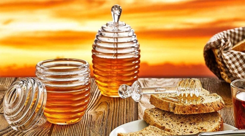 Honey Jar & Spoon (200 ml)