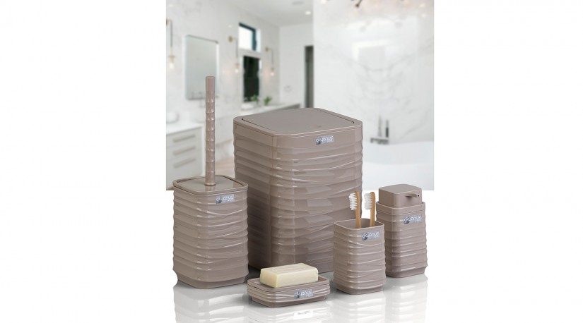 Luna 5 PCS Bathroom Set / Brown