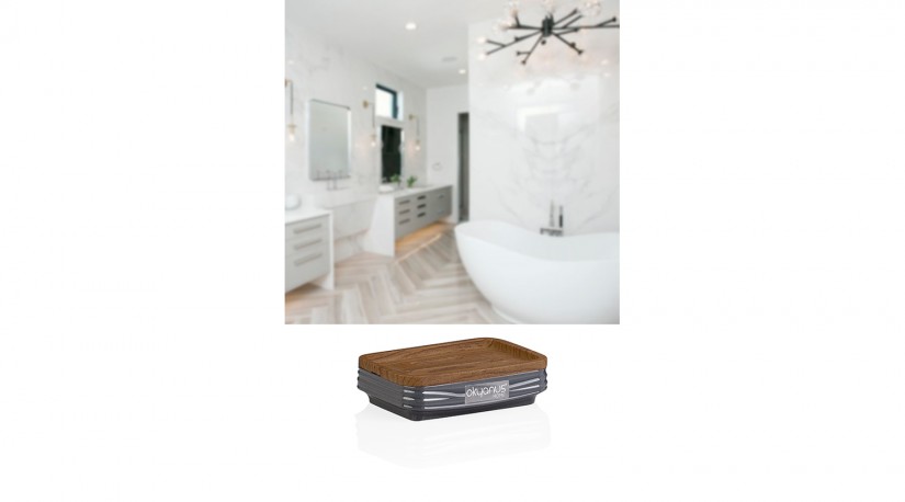 Luna Square Soap Holder / Wooden