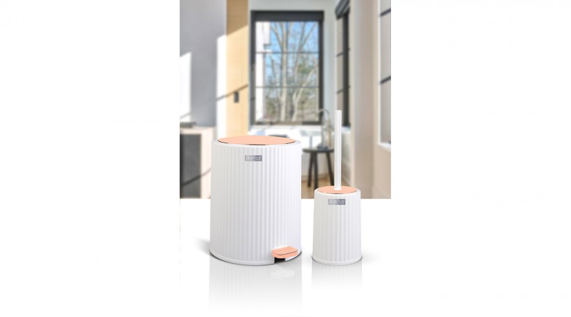 Coliseum 2 Pcs Bathroom Set - Rose Gold