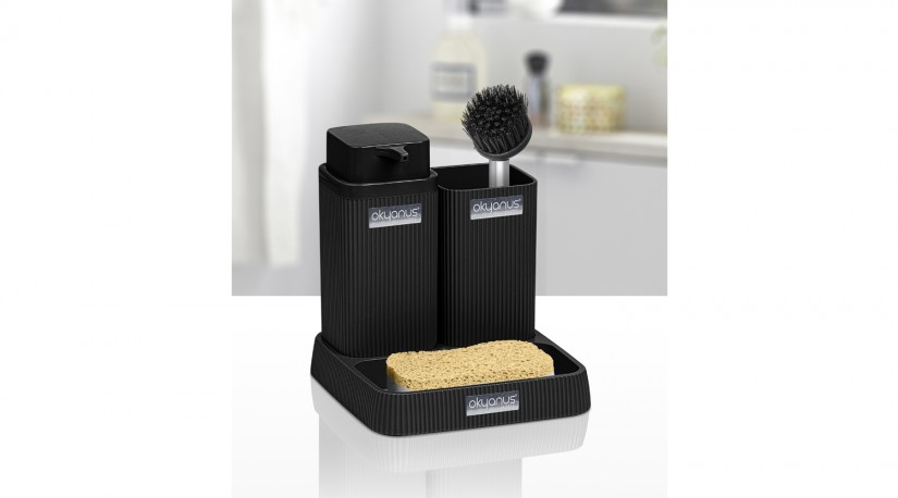 Stella Sink Side Organizer - Black