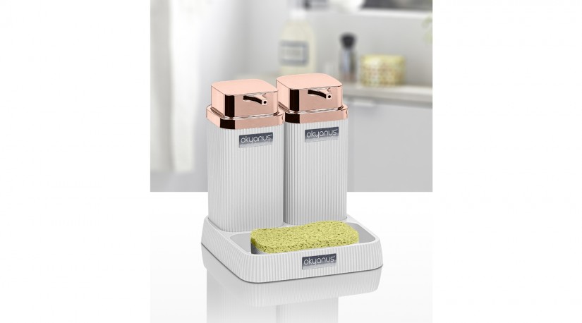 Stella Twins Soap Dispenser Rose