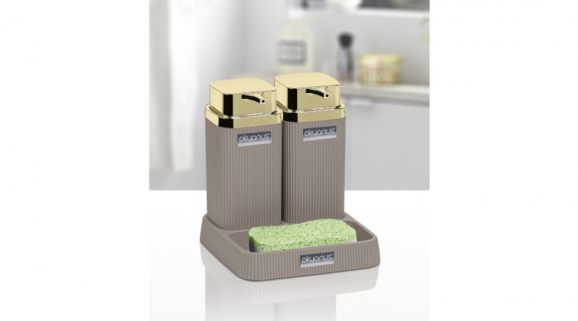 Stella Twins Soap Dispenser Gold