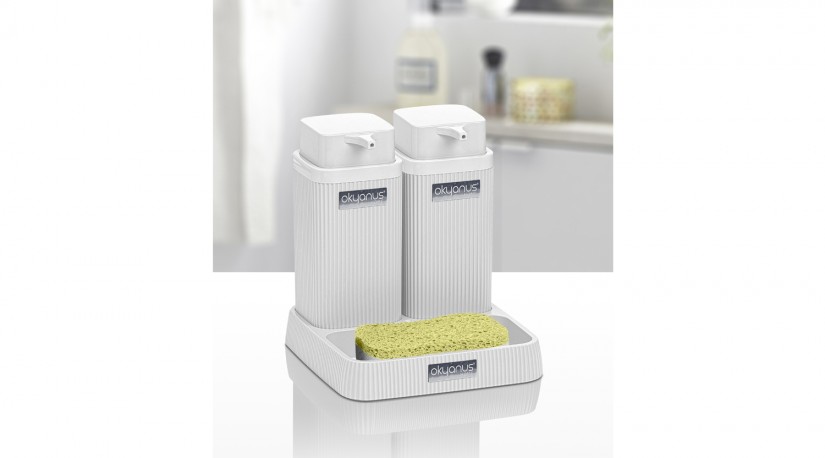 Stella Twins Soap Dispenser - White