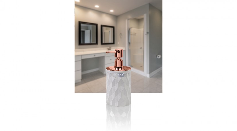 Diamond Soap Dispenser - Rose