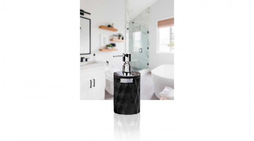 Diamond Soap Dispenser - Chrome