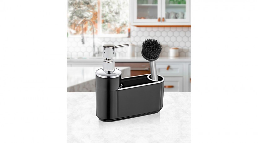 Elegance 3 pcs Set With Brush Black