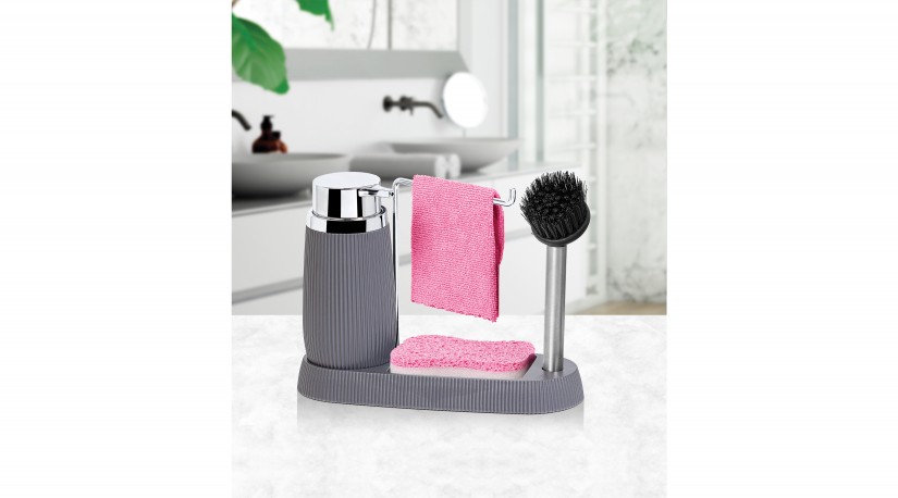 Premium Dispenser And Brush Anthracite