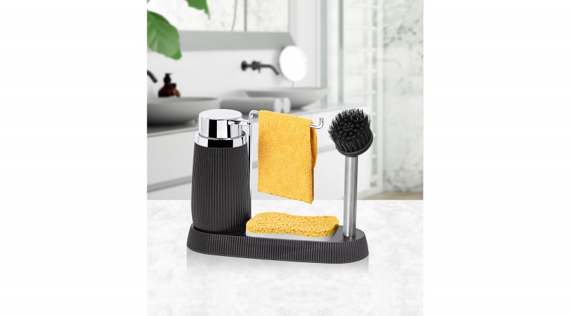 Premium Dispenser And Brush Black