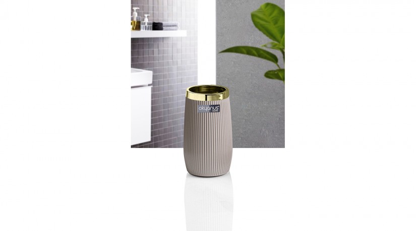 Bella Toothbrush  Holder - Gold