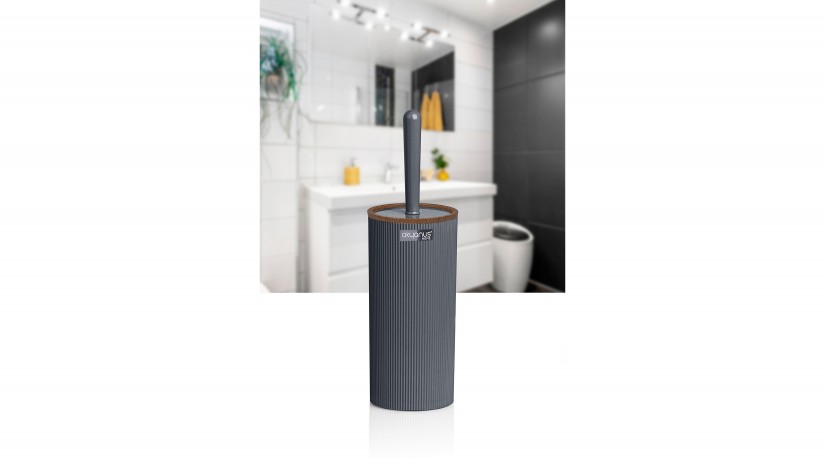 Bella Toilet Brush & Holder - Wooden