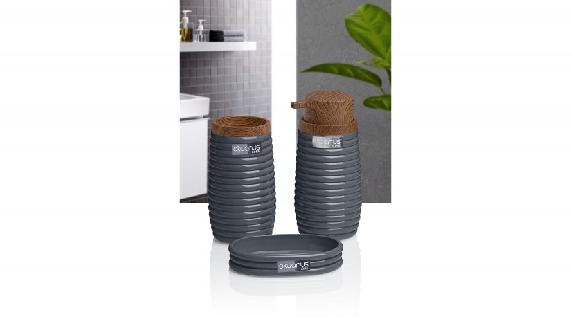 Elegance Bathroom Set (3 Pcs) Wooden