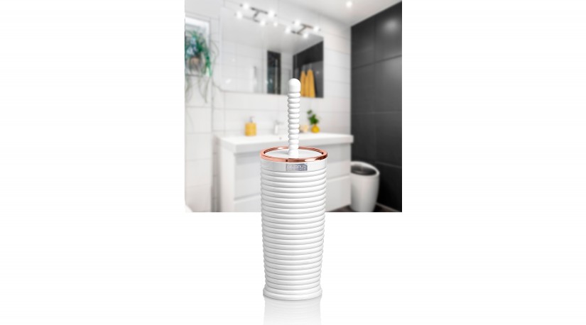 Elegance Toilet Brush &  Holder - Rose