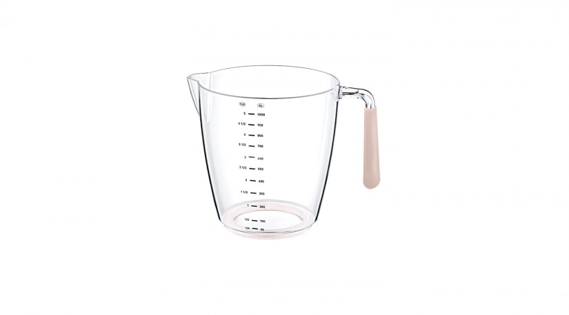 Elegance Measure Cup (1000 ml) Powder Pink