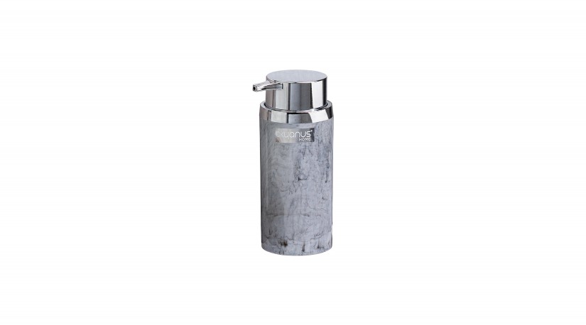 Marble Design Round Chrome Soap Dispenser