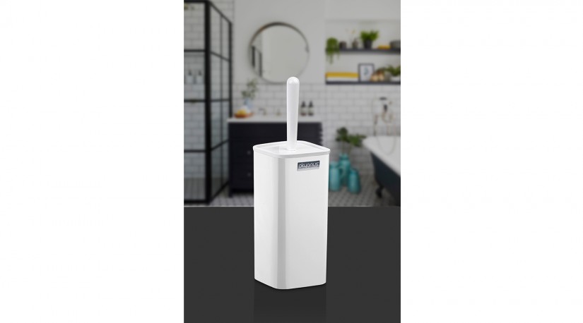 Square Toilet Brush & Holder