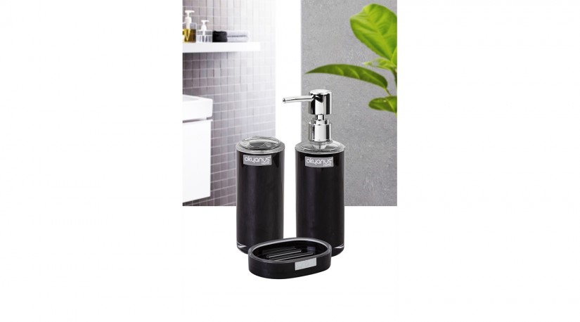 Double Layer Round Bathroom Set (3 pcs)