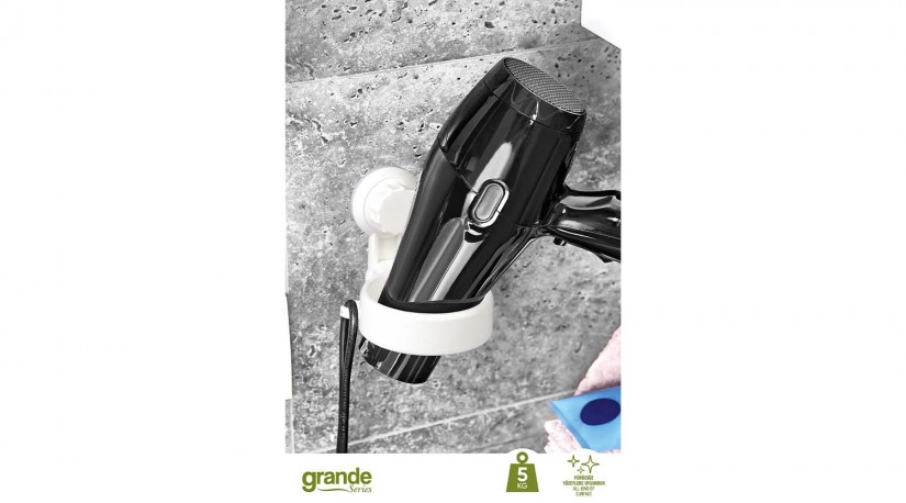 Vacuum Hair Dryer Holder