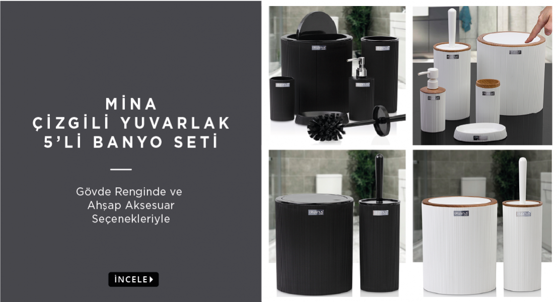 MİNA 5'Lİ BANYO SETİ