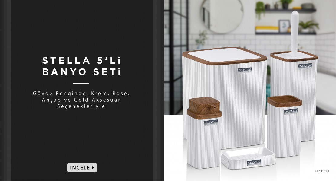 STELLA 5'Lİ BANYO SETİ