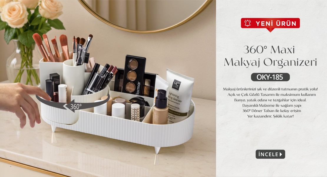 360° Maxi Makyaj Organizeri